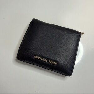 Michael Kors Black Card Holder Wallet